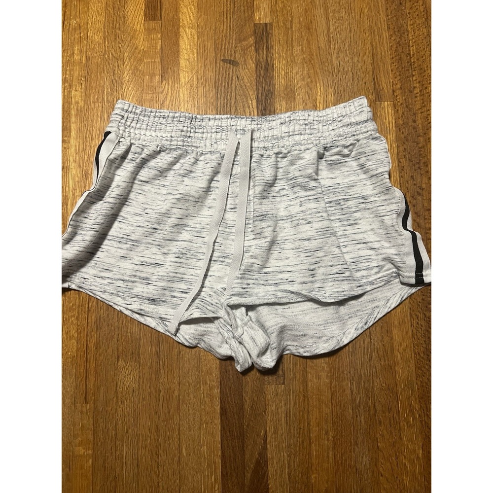 Bobbie Brooks Women Medium Heather Grey Cotton Blend Active Jogging Gym Shorts